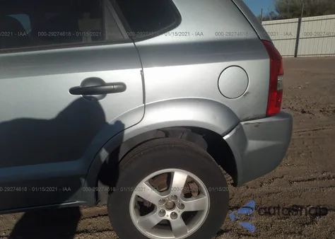 2006 Hyundai Tucson Gl из США, поврежденный, VIN KM8JM12B76U298816